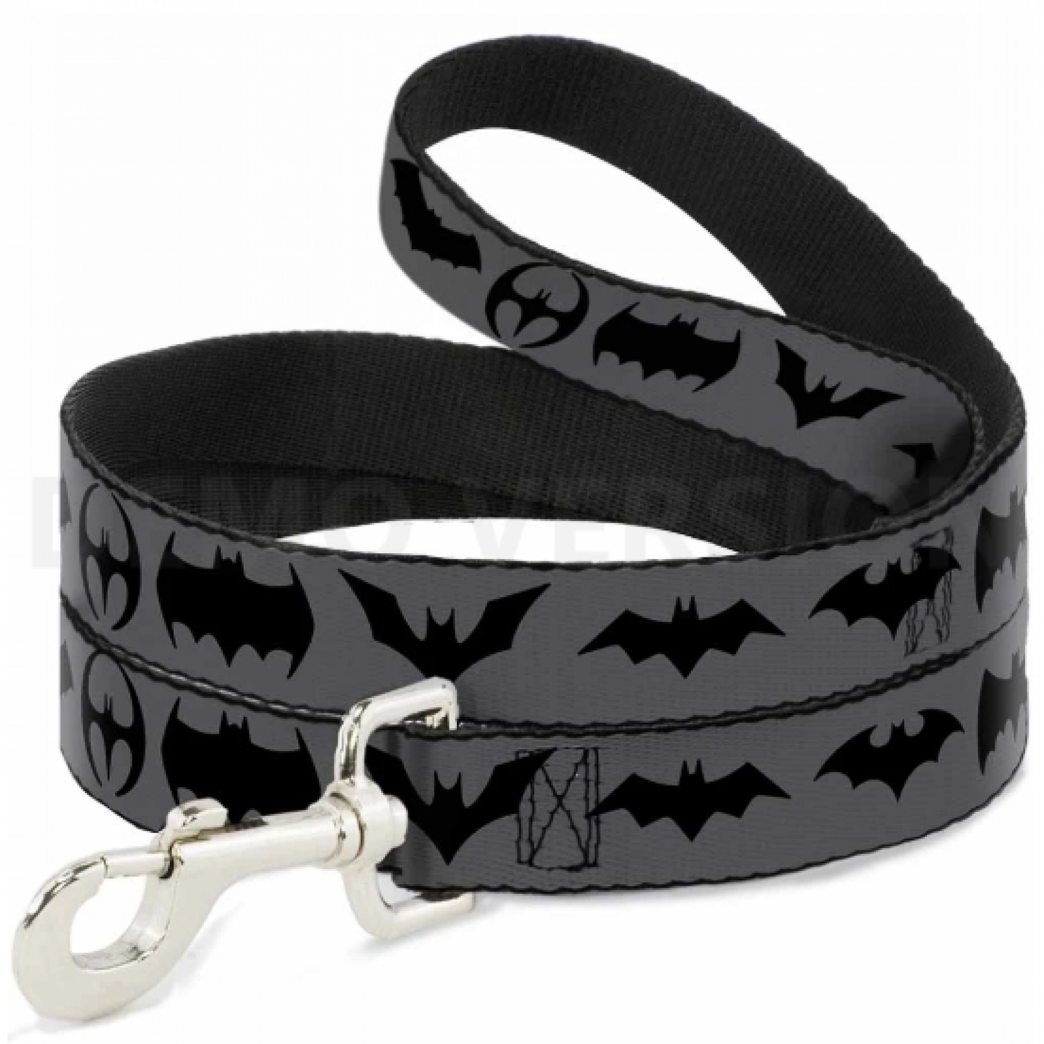 Batman Logos Grey and Black 4-Foot Dog Leash